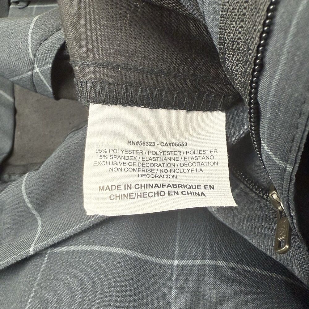 Nike Golf Tour Performance Dri-Fit Pants 34x30 Men Black Windowpane Check 452701 - Picture 7 of 12
